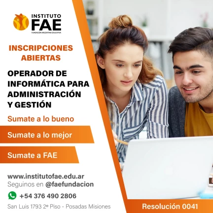 Operador de Informática para Administración y Gestión